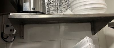 Petite étagère inox