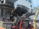a large truck that has a bunch of wires attached to it