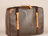 louis vuitton monogram canvas and leather suitcase