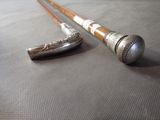 a picture of a cane and a cane stick on a table