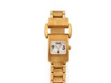une montre-bracelet pour femme en or jaune 18 carats, signée Cartier