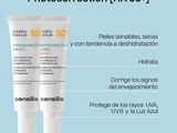 a close up of two tubes of sunscreen cream on a blue background