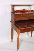 bureau à gradin Louis Philippe en placage d'acajou (photo 5)