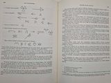 an open book with a drawing of arrows on it