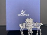 Figurine de cheval en cristal Swarovski avec son coffret