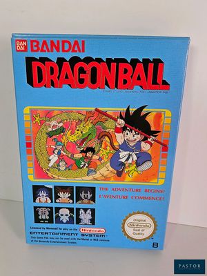 the box for the game dragon ball is sitting on the table