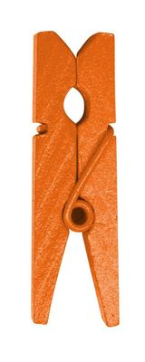 an image of a pair of orange plastic clamps on a white background