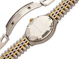 an image of a close up of a watch on a white surface