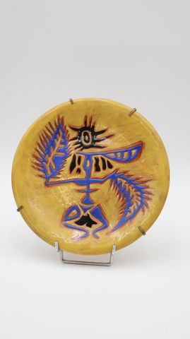 Jean LURÇAT (d’après). Saint Vicens. Assiette en céramique décor ...