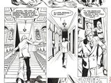 une image en noir et blanc tirée d'une bande dessinée, représentant un homme et une femme