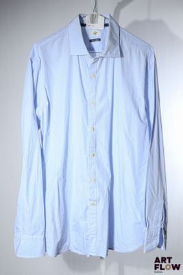 BOGGI MILANO - Chemise en coton à manches longues, motifs mi…
