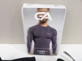 a box with a picture of a man in a purple shirt