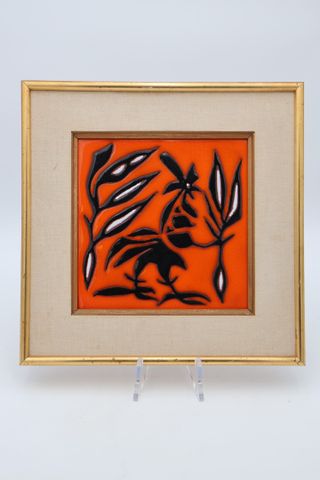 Jean LURCAT (d’après). Sant Vicens. Carreau en céramique émaillée...