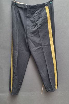 a close up of a pair of pants hanging on a clothes line