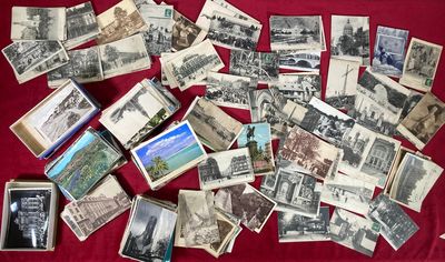 Lot de cartes postales dont anciennes comprenant monuments, …