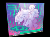 une boîte de cartes à collectionner Pokémon sur laquelle figure une fille et un loup