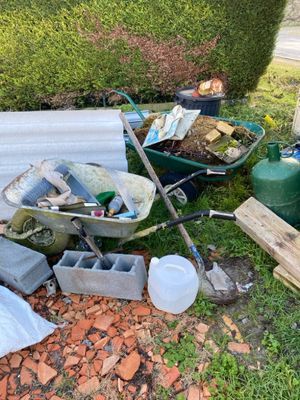 Lot comprenant deux brouettes de chantier. Lot vendu en l'ét… - Photo 1