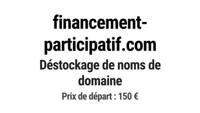 Nom de domaine financement-participatif.