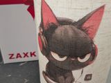 a cup that has a picture of a cat on it