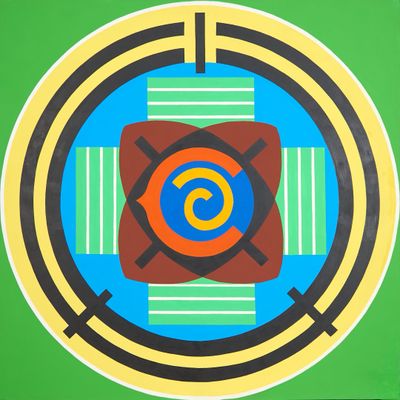 Philippe Waty (1956-2012) Sans titre, de la série "Mandala" …