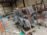 many shopping carts and carts in a warehouse area