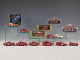 a lot of toy cars that are sitting on a shelf