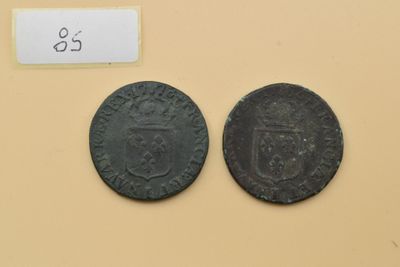 Louis XVI (1774-89) Sols Cu. 1778 et 1786 I Limoges 11,44 et…