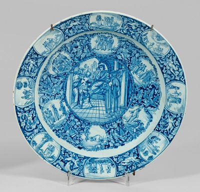 Grand rouleau de baguettes avec des images chrétiennes de Fa…