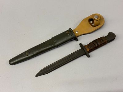 Baïonnette US 17 modifiée Indochine / Algérie. - Photo 1