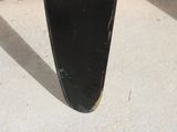 a skateboard that is sitting on the ground