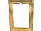 an image of a picture frame on a white background with a clipping for a picture