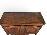 a small wooden chest on a white background