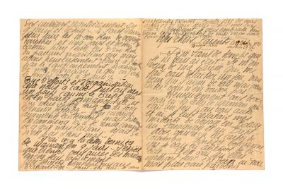a piece of old paper with writing on it