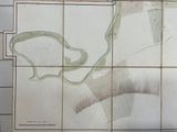 a picture of a map on the wall of a bathroom