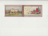 une vieille carte postale représentant un bateau et un château