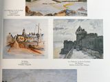 un livre avec des images de bateaux sur l'eau