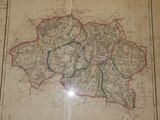 an old map of the county of somerset in england