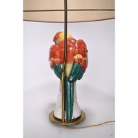LAMPE en porcelaine représentant un perroquet sur un élément… (photo 3)