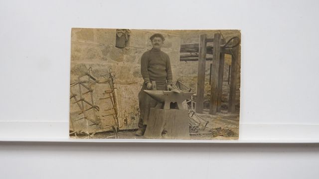 Types Creusois Forgeron Creusois. Carte-photo rare !!! BE.