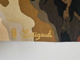 a picture of a wall hanging with a picture of a horse
