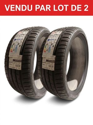 a pair of tires on a white background with the words vendu par lot de 2