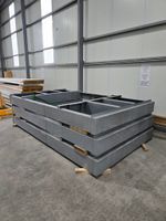 3 CHASSIS en acier galvanisé, bases de structures modulaires