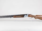 a rifle with a wooden barrel on a white background