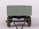 a toy truck with a trailer attached to it