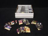 a lot of cards in a white box on a table