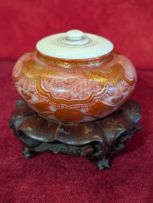 Pot à couvercle en porcelaine - Diam.