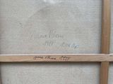 a picture of a painting with writing on it