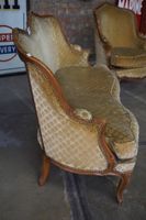 Ensemble de salon en deux pièces de style Louis XV - vers 19… (photo 3)