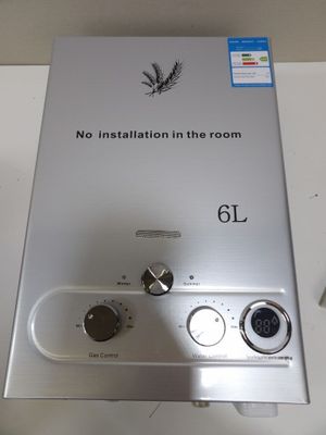 a white box with a sign on it that says no installation in the room