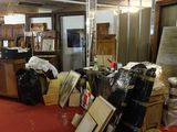 a room with a lot of furniture in it